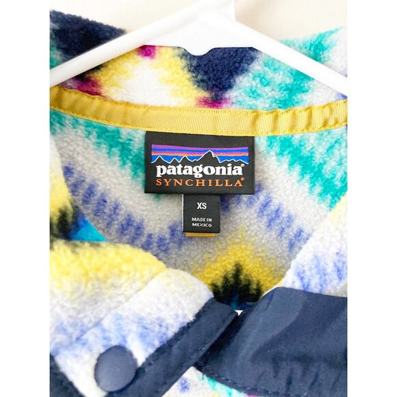 PATAGONIA Synchilla Snap-T Fleece Pullover Timber Twist RARE XS - Picture 6 of 10